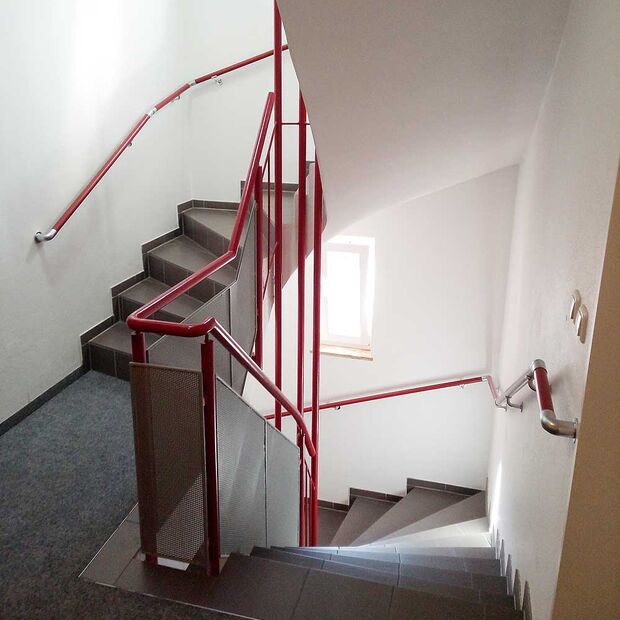 Flexo Handläufe in Wohnanlagen