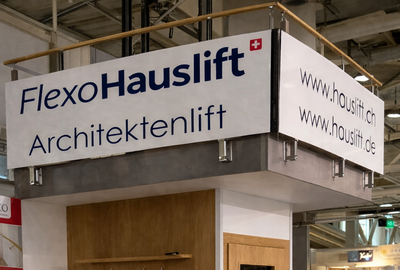 Flexo Hauslift an der Swissbau 2026