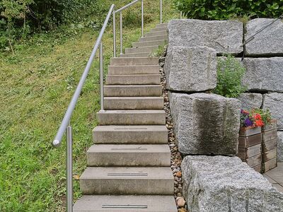 Flexo-Handlauf - Aussenhandlauf an einer Treppe in Wetzikon