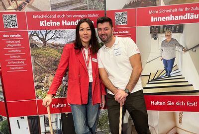 Flexo-Handlauf an der Swissbau 2026