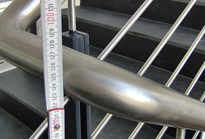 So bitte nicht - Besser Flexo Handlauf nach Norm